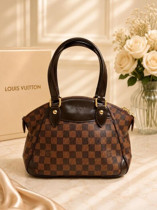 Louis Vuitton Handbags - Authentic Louis Vuitton Verona PM Damier Ebene Shoulder Bag Brown LV Tote
